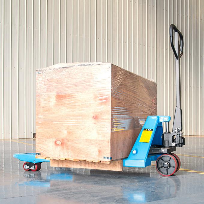 हैंड पैलेट ट्रक जैक 2000kg 550mm फोर्क चौड़ाई पैलेट जैक 3000kg 3