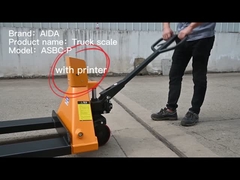 तराजू के साथ हाथ पैलेट जैक